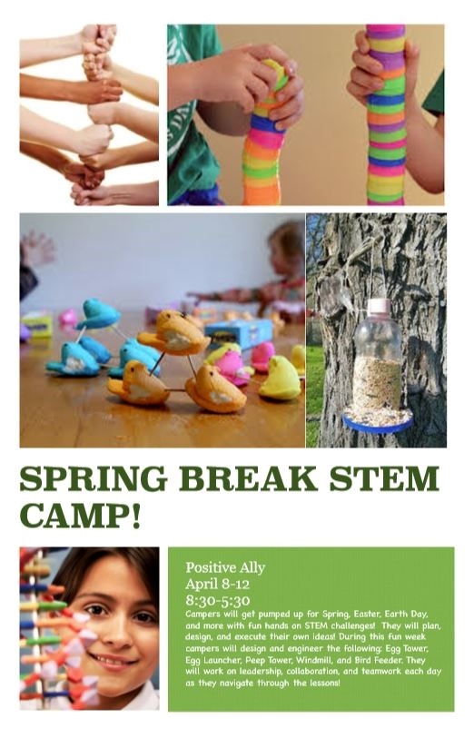 SPRING BREAK STEM CAMP - Positive Ally - 6crickets